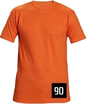 Tričko s krátkym rukávom TEESTA oranžové veľ.M unisex