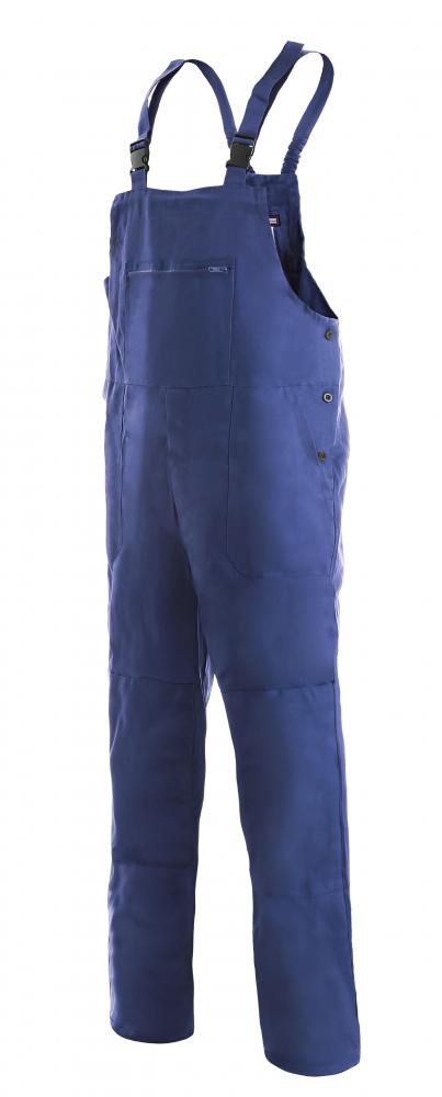 Nohavice monterky s náprsenkou CXS KLASIK FRANTA modré veľ.54