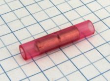 Spojka kábla (trubka / krimp) so zmršťovateľnou izolaciou d0,25-1,0mm ČERVENÁ (D4,2mm)