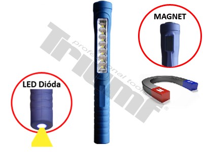 Svietidlo ručné LED PENLUX 7+1 2.0 s magnetom nabíjateľné ()