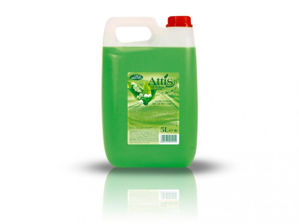 Mydlo tekuté 5.litrov UHORKA (zelené) ATTIS