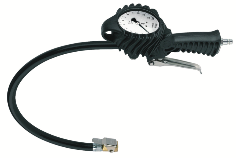 Hustič pneumatík 0-15bar s tlakomerom GUMA IN.COM 54fi43GKU s certifikátom (hustilka)