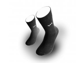 Ponožky bavlnené veľ.39-42 COTTON (bal. 3.ks) ČIERNE