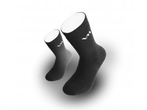 Ponožky ZATEPLENÉ veľ.39-42 bavlnené TERRY (bal. 3.ks) ČIERNE