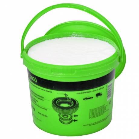 Pasta na montáž pneumatík 5kg REMAX MONT 2000 biela po vyschnutí (zelené vedro)