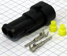 Kit-obal kolíkov SUPERSEAL 1,5mm 2-cestný