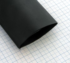 Burka zmrovacia 8/2mm IAKT ierna s termoelastickm lepidlom 1m