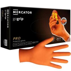 Rukavice nitrilov orandov MERCATOR GO - XL