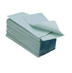 Utierka papierov skladan ZZ 250.ks 25x23cm 1.vrstva zelen